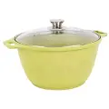 Кастрюля Kukmara Trendy style lime 6 л со стеклянной крышкой (к61tsl)