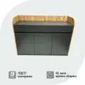 Станция официанта / тумба официанта Оди3 1500х1090х500 мм, цвет Графит - дуб