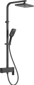 Душевая стойка Rose R1036H черная