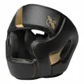 Шлем боксерский HAYABUSA T3 MMA Headgear, размер L, черно-золотой