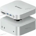 USB-концентратор ORICO MiniLink M49P (10Гбит/с), для Mac mini M4 9-в-1 с NVME/SATA M.2 SSD, USB A/USB C