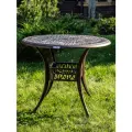 Кофейный садовый стол ROYAL FAMILY WILHELM круглый (90 см) из алюминия