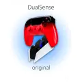 Беспроводной геймпад Sony DualSense для PS5, красно-черный (Techno Red) + оригинальная зарядная станция