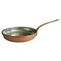 Медная круглая сковорода, 28 см, 1 ручка, 5119
