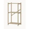 Стеллаж деревянный/этажерка 40х28х79 см, 3 полки, массив сосны