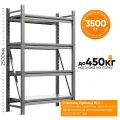 Металлический стеллаж IRONMEBEL Optimus Pro h-2500 Zn, 4 яруса 1200х700