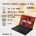 Ноутбук Lenovo Legion 5 Pro 2025/8940HX/RTX 5060/16 2.5K 240 Hz/16Gb + 1Tb/Win 11/Клавиатура RU