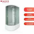 Душевая кабина Arcus S-09 R (120*80*215), стекло матовое, профиль белый, с крышей