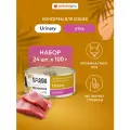 Florida Preventive Line Urinary Консервы для кошек для профилактики образования мочевых камней, с уткой. Влажный, ветеринарный, диетический корм, 24 шт по 100 г