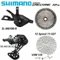 Shimano Deore M6100, группа 1x12, переключение SL-R/RD (Без окна), кассета Sunshine 11-52T, цепь VXM 12S, Комплект для переключения скоростей велосипеда(набор из 4 шт.)