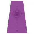 Коврик для йоги нескользящий каучуковый с чехлом - Art Yogamatic Hamsa Purple 185x68x0.4 см фиолетовый
