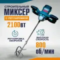 Миксер строительный электрический ручной с регулировкой сетевой для бетона, строительных смесей и краски от сети