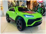Электромобиль детский Lamborghini Urus SMT-666 зеленый полноприводный 4WD