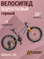 Велосипед подростковый скоростной 20' HORST SIX серый-оранжевый