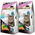 Ночной охотник для взрослых кастрированных котов и стерилизованных кошек с мясным ассорти (10 + 10 кг)