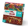 Пазл Crocodile Creek «Динозавры» серии ABOVE & BELOW PUZZLE, 48 деталей, 76004
