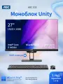 AOC 27 Моноблок (Intel Core i7-8650U, RAM 16 ГБ, SSD 512ГБ, Intel UHD Graphics 620 , Windows 11 pro), черный, Русская раскладка