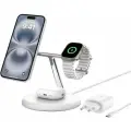Беспроводное зарядное устройство Belkin Boost Charge с MagSafe Qi2 для iPhone, Apple Watch и AirPods, 15 Вт, белый