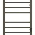 Полотенцесушитель электрический Двин (Dveen) S plaza neo 60х50 см, без полки, К диммер, квадрат черный матовый