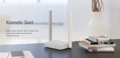 Беспроводной маршрутизатор Keenetic Start KN-1112 802.11n, 300Мбит/с, 2.4ГГц, 3xLAN 1xWAN