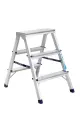 Двусторонняя алюминиевая стремянка РемоКолор 3 ступени 63-0-023