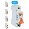 Автоматический выключатель TDM Electric ВА47-29 1P 32А характеристика C (комплект из 5 шт.)