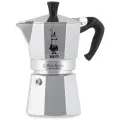 Гейзерная кофеварка Bialetti Moka Express 1164, 19,5 см, 200мл, 4 порции, серебристая