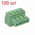 Клеммник на кабель 100 шт. угловой 4 конт. MC420-381-04P