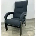 Кресло Классика мягкое для отдыха в комнату, гостиную или спальню, цвет черный