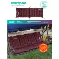 Матрас для садовых качелей Bio-Line, матрас для шезлонга, на кушетку, 60х180 см, оксфорд 600d, на завязках , бордовый