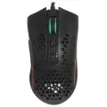 Мышь проводная Redragon Storm [77854] черный, 12400 dpi, светодиодный, USB Type-A, кнопки - 8