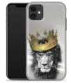 Чехол для Iphone 11 с принтом Лев с короной (Айфон 11)