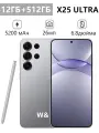 Смартфон W&O X25 Ultra 12+512 GB, телефон андроид, Android 14, IPS, 6.8, 12 ГБ, 512 ГБ