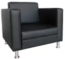 Мягкое кресло Меб-фф Кресло Дельта Люкс черное