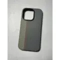 Чехол на iphone 14 Pro Max, защитный кейс LUXO на айфон 14 Про Макс под карбон , soft-touch , с рисунком