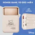 Внешний аккумулятор Otl Technologies Дисней Винни-Пух, бежевый, 10000 мАч (QS-D02)