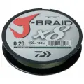 Плетеный шнур для рыбалки Daiwa J-Braid x8 зеленый 150 метров 0.20 мм