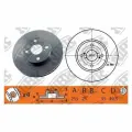 Диск тормозной передний для а/м Toyota Corolla, Fielder, HB, Runx/Allex; Lifan 620, Solano, NIBK RN1198