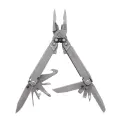 Тактический мультитул SOG POWERACCESS 21 в 1 со складными плоскогубцами, ножом, карманными инструментами EDC для выживания на открытом воздухе, кемпинга, аварийное снаряжение, Серый