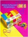 Жевательная резинка Сигам, LOVE IS, ассорти, блок, для детей, 100 шт