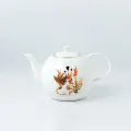 Чайник заварочный Zapel Mushroom, фарфор, с рисунком, 1.475 л
