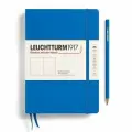 Блокнот Leuchtturm1917 Classic A5 (14.5x21см.) 80г/м2 - 251 стр. без линовки твердая обложка Небесный