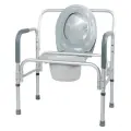 Кресло-туалет 10589 санитарное с большой грузоподъемностью 180кг для инвалидов и пожилых людей