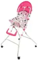 Стульчик Boston new на колесах розовый Stiony