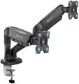 Настольный кронштейн для двух мониторов 13-32 дюймов ONKRON G160 Black G160B