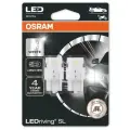 Лампа светодиодная 12V W21/5W W3x16q 6000K бесцокольная блистер (2шт.) OSRAM