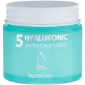 Farmstay Hyaluronic 5 Water Drop Cream Крем для лица с 5 видами гиалуроновой кислоты 80 мл 235 г 1 шт. 1 шт. стеклянная банка