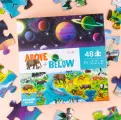 Пазл для детей Crocodile Creek «Земля и Космос» серии ABOVE & BELOW PUZZLE, 48 деталей, 76006