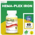 NaturesPlus Hema-Plex Iron, 60 fast-acting caps, нейтральный Натура Плюс Хема-Плекс Железо 60 капсул