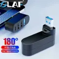 Хаб PALMEXX HUB083 USB3.0 to 1*USB3.0+2*USB2.0+USBC, поворотный, белый